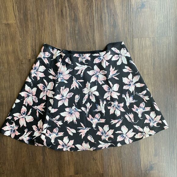 Madewell Satin Circle Mini Skirt in Winter Orchid - Picture 1 of 7